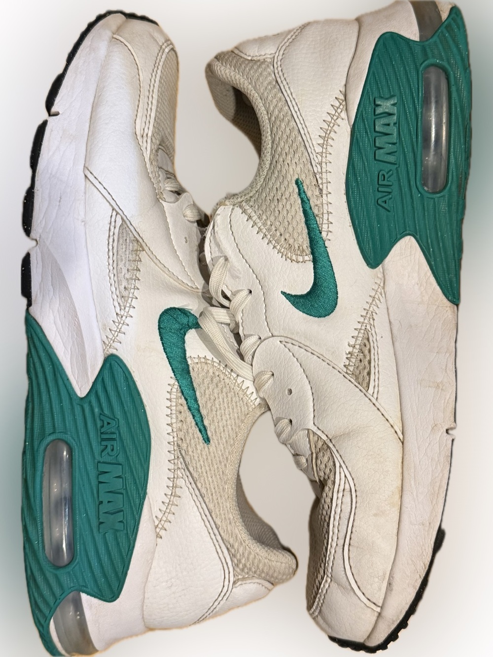 Nike Air Max Excee White Teal Running Sneakers Athletic Shoes Women’s Sz 10